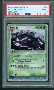 Pokémon EX 2003 Dragon Muk ex Holo #96 PSA 9 como nuevo - ¡Remolino! - Imagen 1 de 1