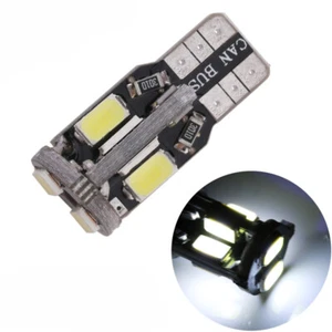 10 Piezas Nuevo T10 Cuña Alta Potencia Brillante LED 12V 5W Bombillas Automotriz Blanco - Imagen 1 de 5