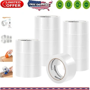 Durable Translucent Packaging Tape Rolls – 12 Pack for Secure Shipping & Storage - Picture 1 of 9