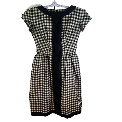 Vintage 50's-60's Suzy Perette NY  Dress Womens Size 16 Black/White Gingham - Image 1 of 4