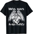BEST TO BUY Blackcraft Wear Black Drink Coffee Satan Devil Cult T-Shirt