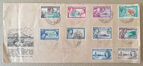 Pitcairn Islands Stamps on the Cover #8629 Cover