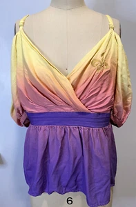 Her Universe Star Wars Padme Amidala Cold Shoulder Top 1 plus Ombre Lake Cosplay - Picture 1 of 15