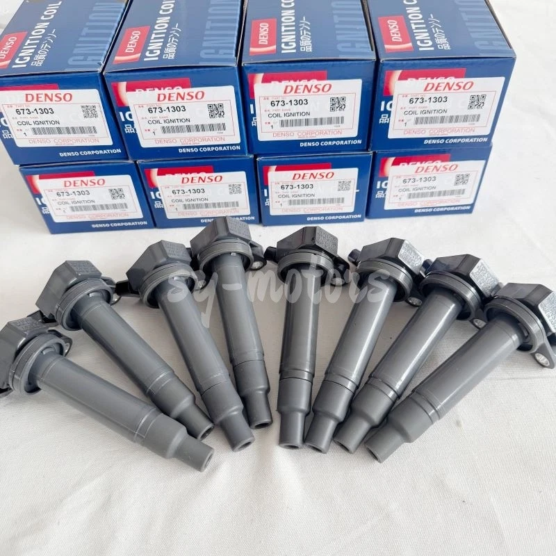 Bobinas de encendido Denso 8 piezas para Toyota Tundra 1998-2010 90919-02230 673-1303 Foto 1 de 4