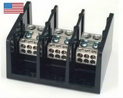 Marathon Special Products 1433555 Power Terminal Block Panel Mount 350A 600V 3 P - Image 1 of 3