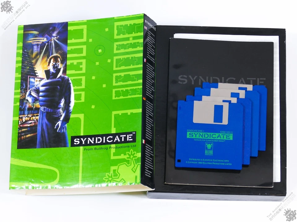 COMMODORE AMIGA SYNDICATE BIG BOX 3.5" VINTAGE COMPUTER GAME 1993 BULLFROG - Image 1 of 1