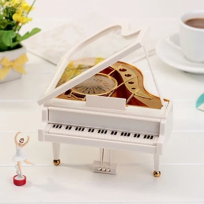 Retro Piano Ballet Dance Girls Music Box Desktop Decoration Ornaments Ballerina