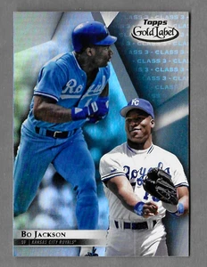 BO JACKSON 2018 TOPPS GOLD LABEL CLASS 3 INSERT CARD #51 ROYALS - Picture 1 of 2