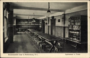 Ak Rothenburg in der Oberlausitz, Brüderanstalt Zoar, Speisesaal... - 3829075 - Picture 1 of 2
