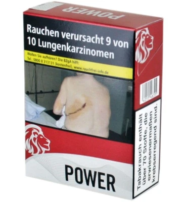 Stange Power red Maxi Box Zigaretten 2x8x30 zu 8,25/66,00 - Bild 1 von 4