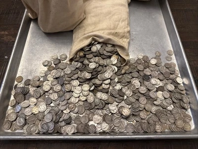 90% Silver Mercury Dimes - $100 Face Value Bag Store #1 - Image 1 of 4