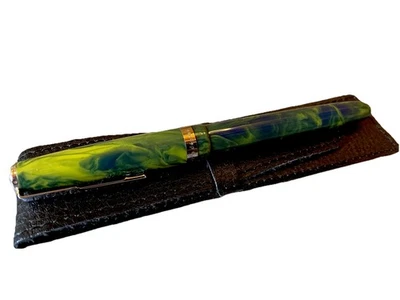 Pluma Estilográfica Recife Depose Verde Mármol Foto 1 de 4