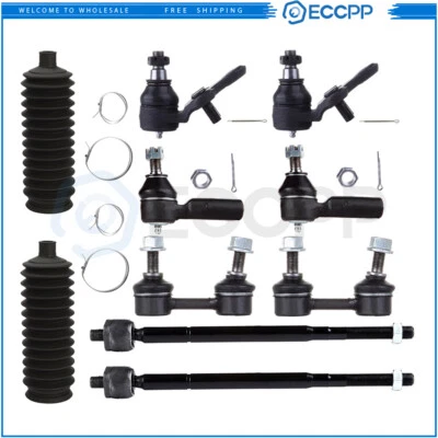 10x Fits 1992-1996 Lexus ES300 Front Lower Ball Joints Sway Bar Tie Rod End Kit - Imagem 1 de 4