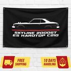 For Nissan Skyline 2000GT-ES Hardtop C210 1977-1981 Enthusiast 3x5 ft Flag Banne
