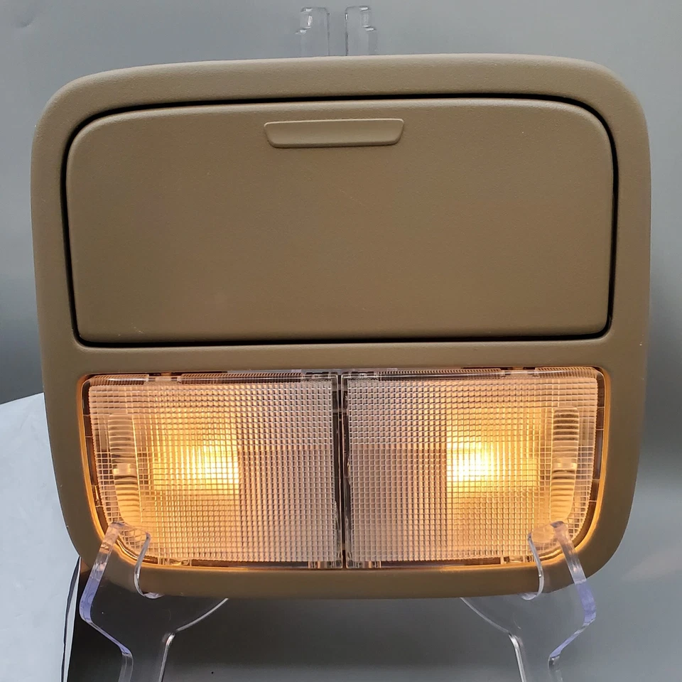 2007-2003 Honda Ridgeline Dome Light Tan OEM Overhead Console Big Lens Tested - Image 1 of 4