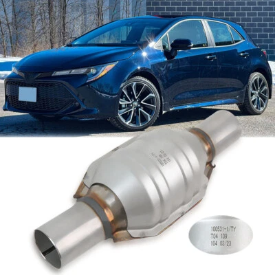 Convertidor catalítico de entrada/salida de 2" protector térmico EPA para Toyota Corolla 1,8 L V4 3,0 L Foto 1 de 4