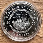 2000 Liberia 20 Dollars Silver Proof