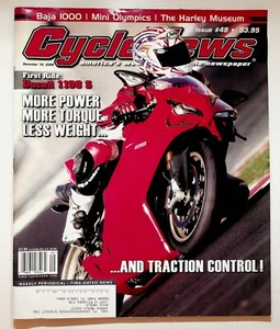 2008 December 10 Cycle News Motorcycle Magazine Ducati 1198 Harley Museum Baja - Picture 1 of 6