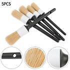 Must Have 5 Piece For Car Cleaning Brush Set with Soft Boar Hair Bristles
