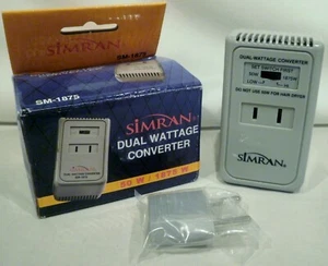 Simran Dual Wattage Converter 50W/1875W Model SM-1875 - Picture 1 of 12