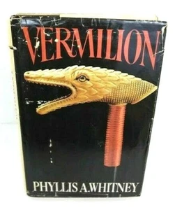 Phyllis A Whitney Book Vermilion 1981 Book Club Hardcover Crime Thriller - Picture 1 of 5