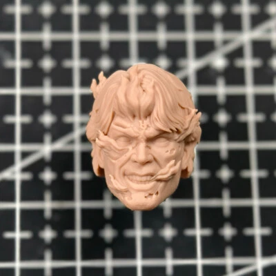 1/12 Scale Ghost Rider Johnny Blaze Head Sculpt Unpainted Fit 6" ML Figure V1 St - image 1 of 3