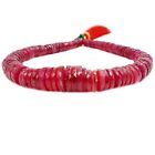Natural Ruby GF Gemstone Faceted Machine Cut Tyre Shape Beads