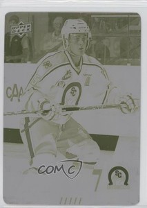 2017-18 Upper Deck CHL Printing Plate Yellow 1/1 Artyom Minulin #145 0c3