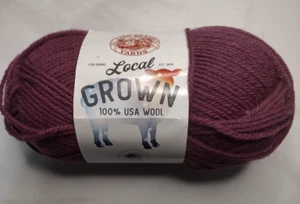 Lion Brand Local Grown 100% Wool Yarn - Beetroot 3.5 oz, NEW! - Picture 1 of 1
