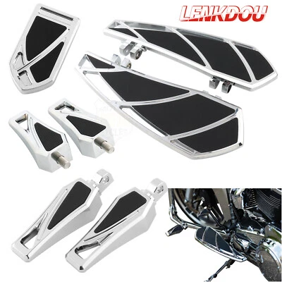 Sharplines Floorboards Foot Pegs Shifter Peg Pedal For Harley Road Glide Softail - Image 1 of 4