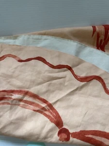 Shannon Retseck Studio Whimsical Print Holiday Tree Skirt Peach - Picture 1 of 4