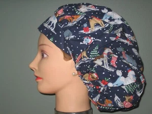 Sombreros/gorras quirúrgicos para cachorros de Navidad - Imagen 1 de 4