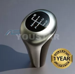US STOCK Weighted Leather M/T 5 Speed Gear Knob for BMW 1 3 5 Series E46 E36 E30 - Picture 1 of 7