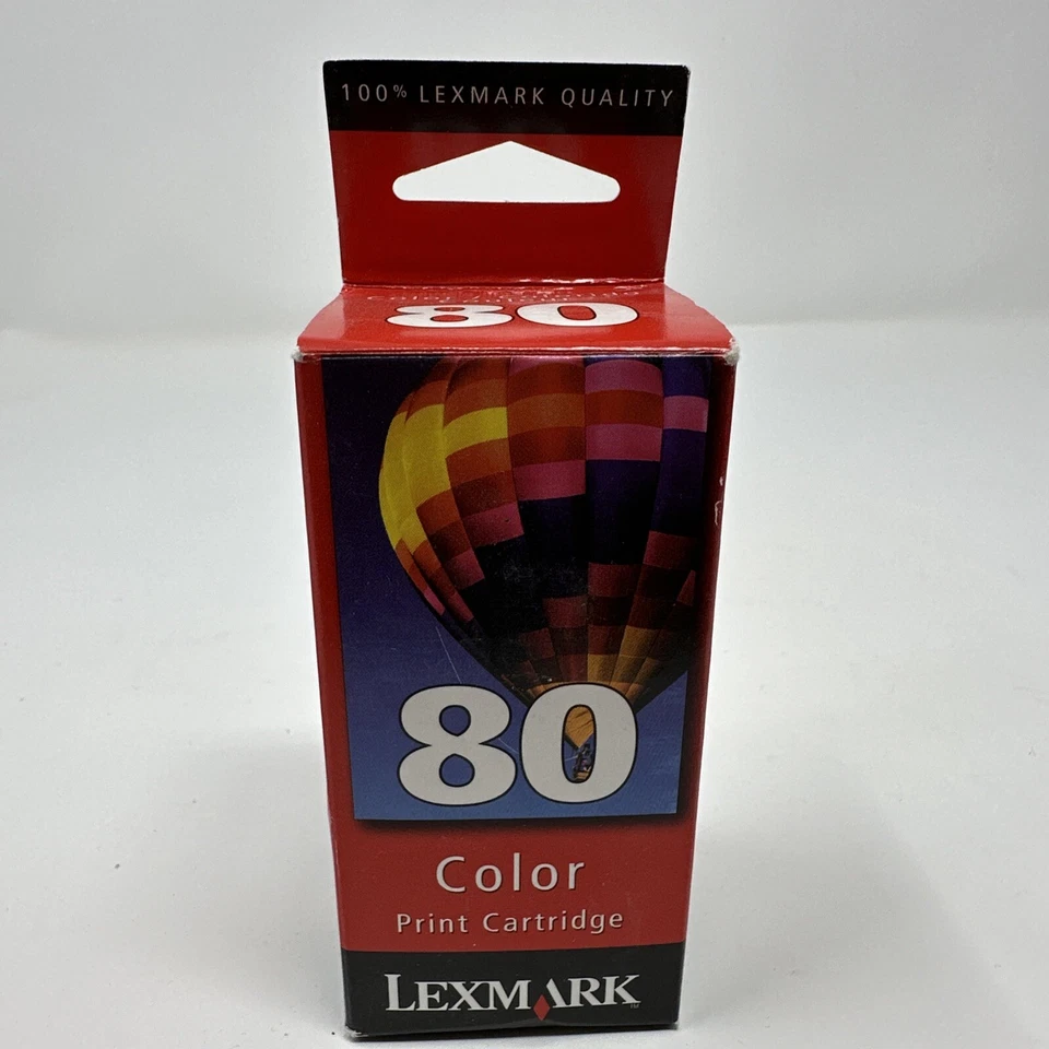 Lexmark 80 (12A1980) Color Ink Cartridge GENUINE NEW  - Image 1 of 4