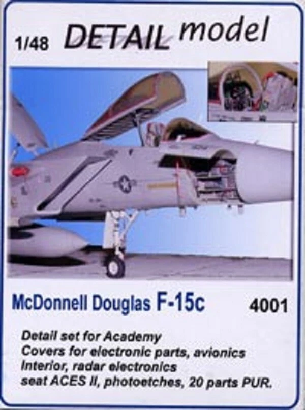 DETAIL MODEL 1/48 F-15C set di dettaglio Academy kit - 4001  - Immagine 1 di 1