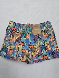 Kid's Patagonia Costa Rica Baggies Unlined 3" Joy Pitch Blue Size XL 14 NWT - Picture 1 of 7