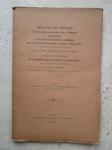 Fouilles à BONNIERES, sépulture de la Roche-Galerne, SEUFOSSE (Yvelines), 1911. - Picture 1 of 10