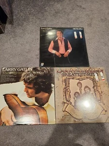 LARRY GATLIN 3 Vinyl New Sealed GREATEST HITS The Pilgram Oh! Brother Records - Picture 1 of 7
