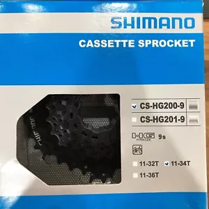 Shimano CS-HG200-9 Speed Mountain Bike Bicycle Cassette 11-34T New in box - Picture 1 of 3