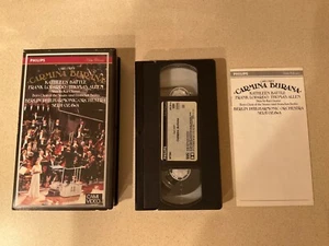 Carl Orff - Carmina Burana (VHS, 1990) Kathleen Battle, Frank Lopardo - Picture 1 of 3