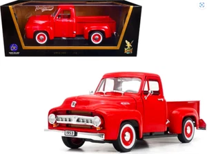 Ford F-100 Pickup Truck Red 1953 Road Signature 1/18 Diecast Model - Picture 1 of 6