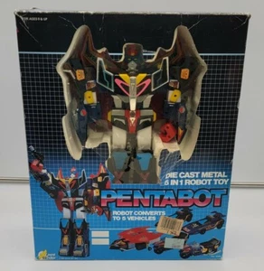 Pentabot Diecast Metal 6 in 1 Robot Toy Royal Condor Toys 1985 Read Description - Picture 1 of 11