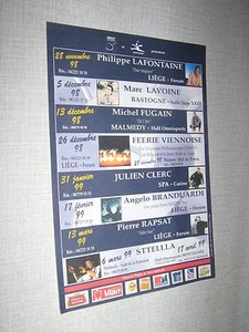 FOLDER PUBLICITAIRE RAPSAT BRANDUARDI FUGAIN CLERC (6) - Picture 1 of 1
