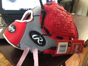 "Guante de bola Rawlings Player Series PL10SS 10"" LH rojo izquierdo/malla trasera" - Imagen 1 de 3