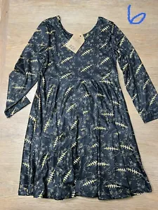 Football Twirl Dress By Okie And Lou Size 6 - Picture 1 of 1