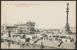 Barcelona. BARCELONA. Hafen Der Ruhe. Blick Vom Hafen. - Bild 1 von 1