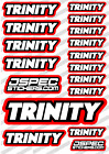 TRINITY RC STICKER DECAL SHEET JSPEC STICKERS EP BRUSHLESS BATTERY LIPO TOURING