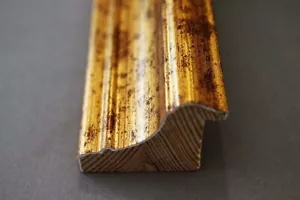 CORNICE DORATA IN LEGNO PER TELE QUADRI ORO/COLORE VARIE DIMENSIONI E COLORI - Afbeelding 1 van 14