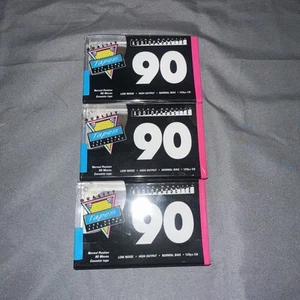 3 Vintage Kassetten 90 Minuten Home Recording Extra Qualität Audio Kassetten Neu Versiegelt - Bild 1 von 3