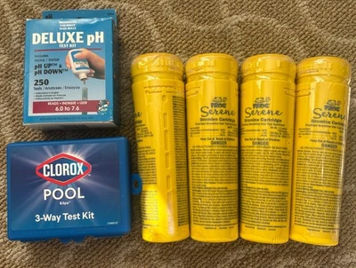 FROG Serene Bromine Cartridges for Hot Tub System with pH & Clorox Test Kits  FS - Image 1 of 2